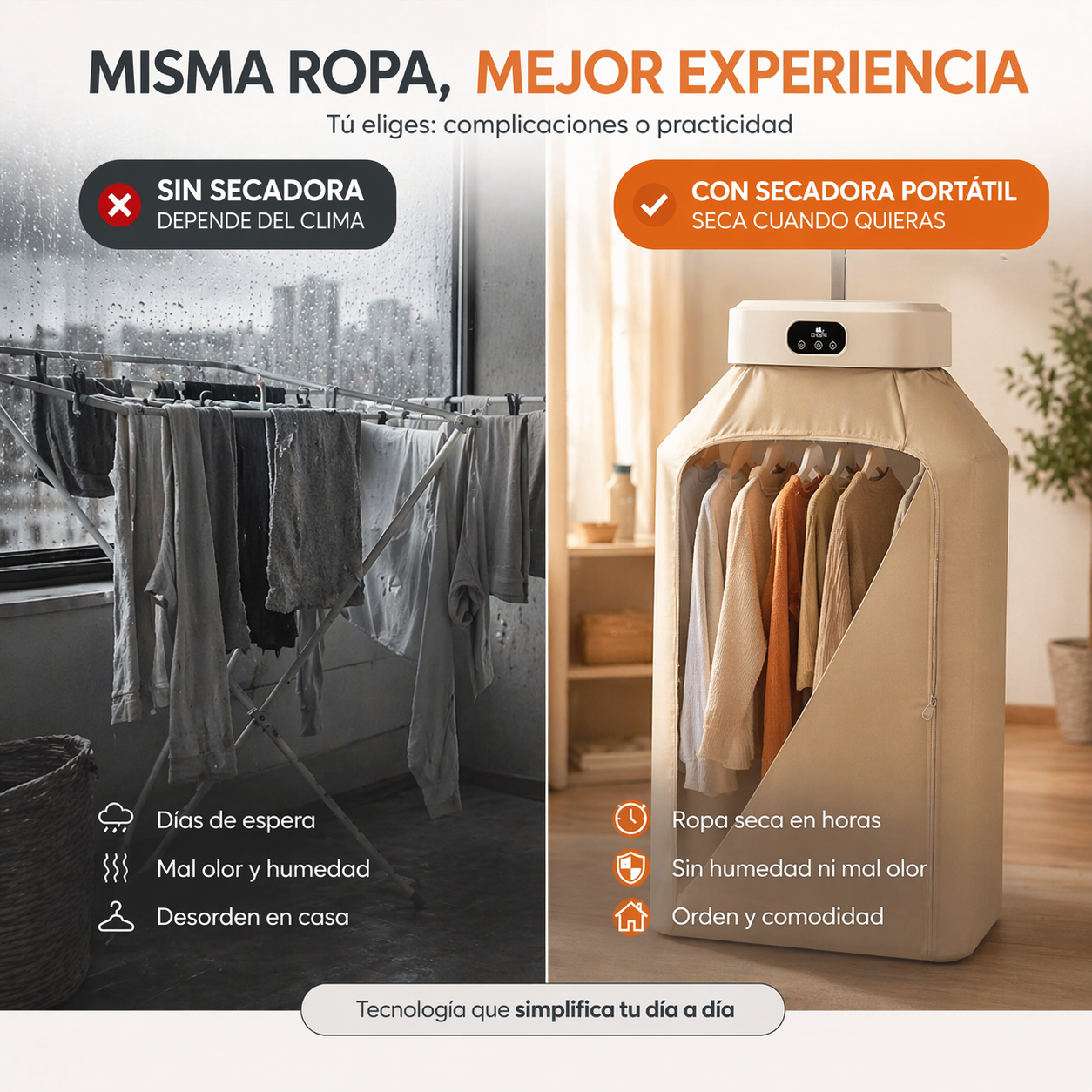 SecaPro™ Portátil - SECADOR DE ROPA
